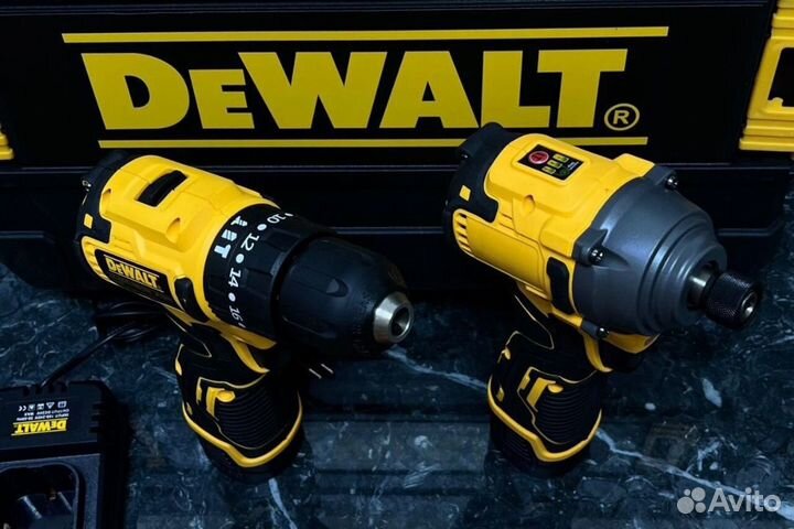 Шуруповерт+импакт Dewalt 2в1 бесщеточный