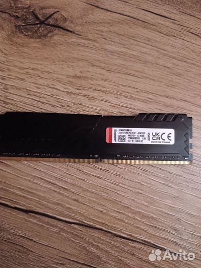 Оперативная память kingston fury beast ddr4 16gb