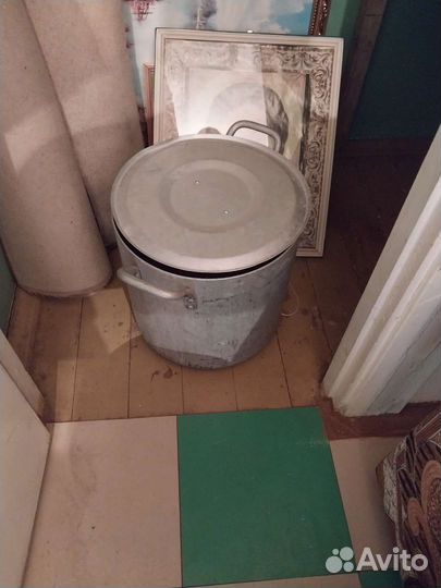 Фляга алюминиевая, кастрюля