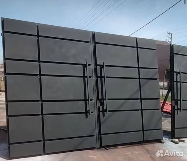 Кованые ворота под ключ с доставкой и установкой e