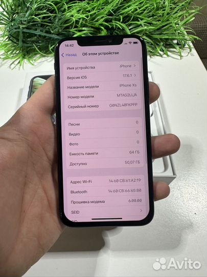 iPhone Xs, 64 ГБ