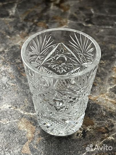 Стопки хрустальные конусные