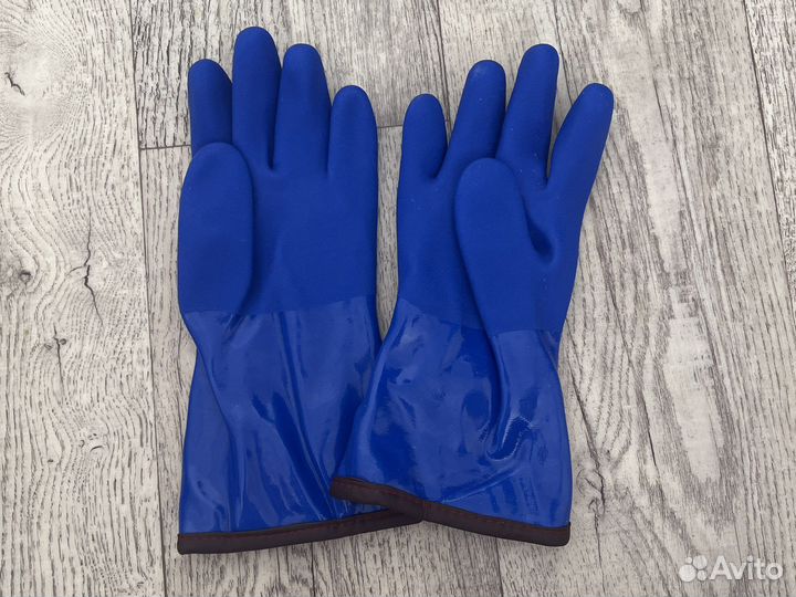 Утепленные резиновые перчатки