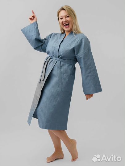 Халат банный вафельный Артикул 1448 - 1445