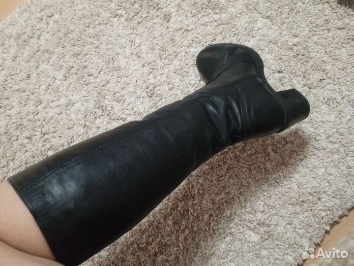 Зимние женские сапоги 38 натуральная кожа