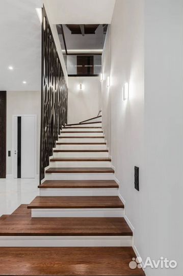 Обшивка лестницы