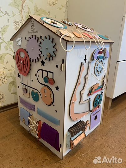 Бизиборд домик со светом большой Bunny Board кит