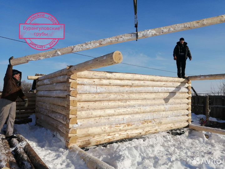 Срубы бань 5х4, 6х4 доставка, установка