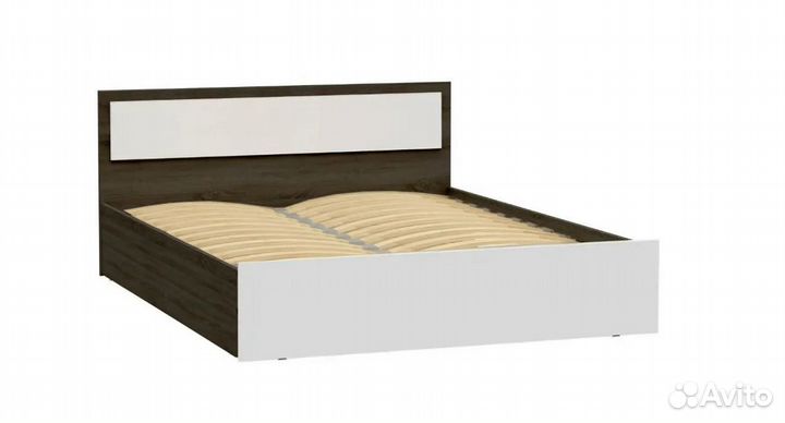 Кровать Мартина с подъемным механизмом белый гляне