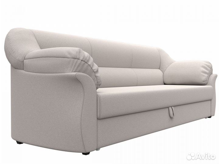 Диван прямой Карнелла, замша, joly 05 бежевый