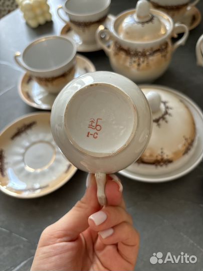 Новый чайный сервиз барановка СССР винтаж