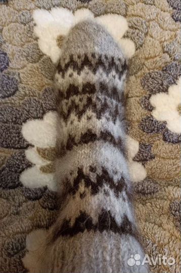 Носки из собачьего пуха,одна пара