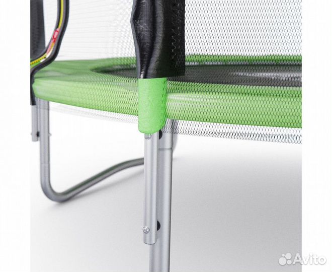 Батут DFC trampoline trio 6 FT зелёный