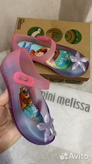 Новые туфли mini melissa 28,5р