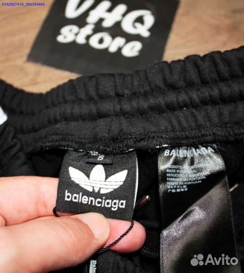 Широкие штаны Balenciaga x adidas (Арт.30198)