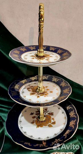 Блюда и фруктовница-горка