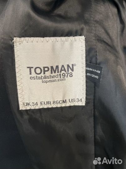 Пиджак черный Topman