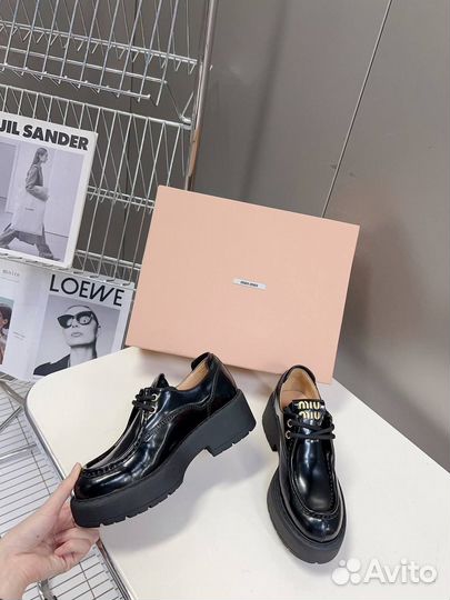 Лоферы женские Miu Miu premium