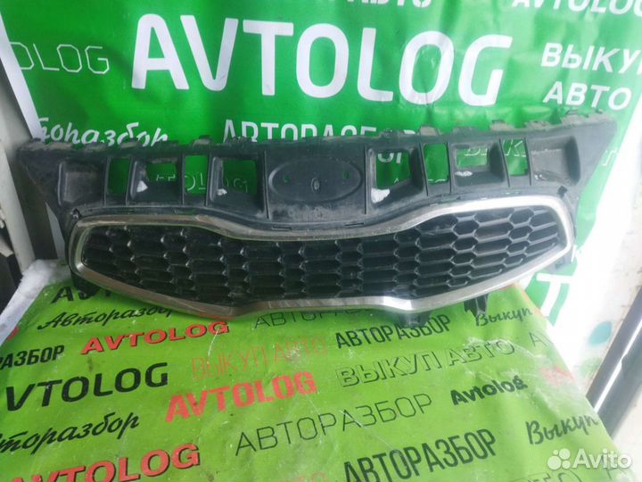 Решетка радиатора kia ceed cd хром