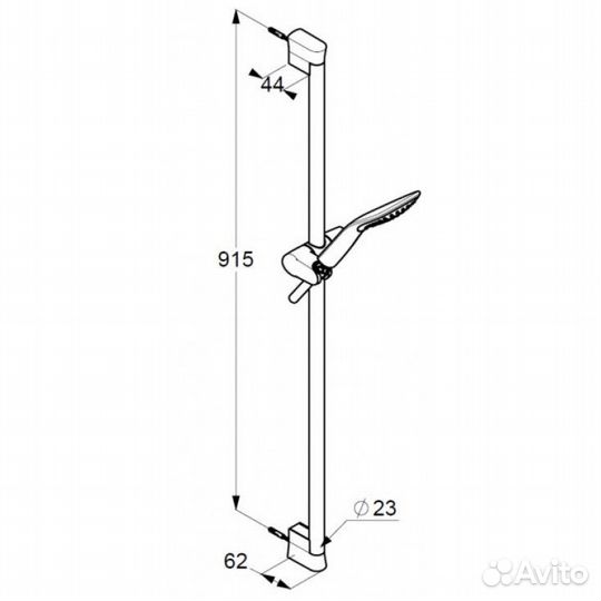 Душевой гарнитур Kludi Fizz 6764087-00 черный