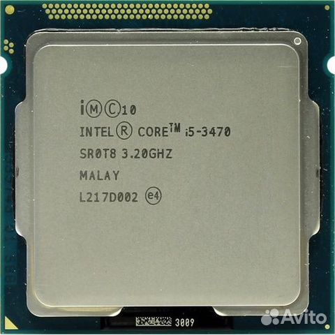 Процессор Intel Core i5-3470 (1155 3.6GHz 4c/4t)