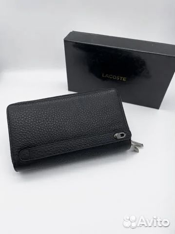 Кошелёк Lacoste кожаный мужской клатч