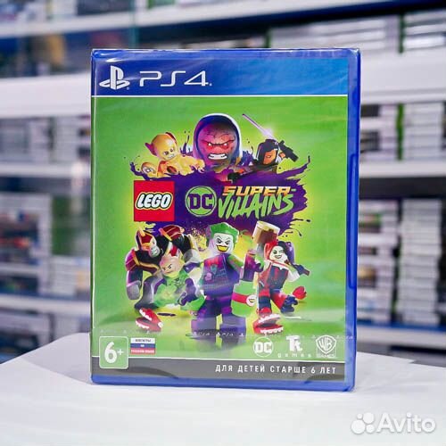 DC super villains lego ps4 (новый )