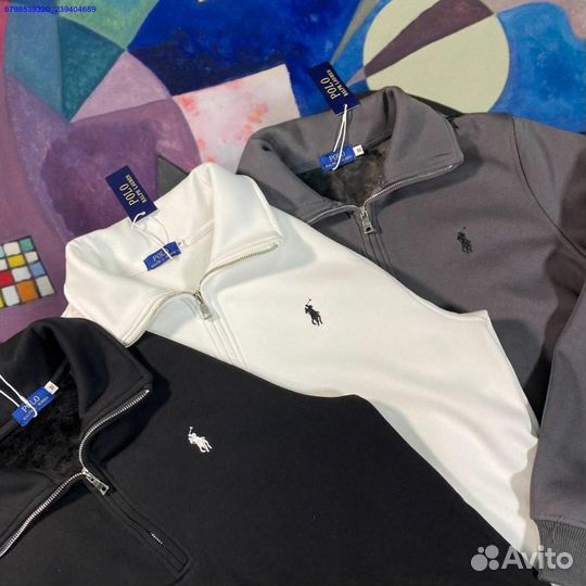 Кофта полузамок Polo Ralph Lauren на флисе