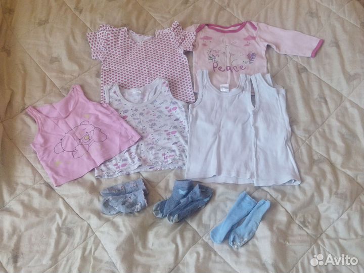 Одежда для девочки 80 р пакетом