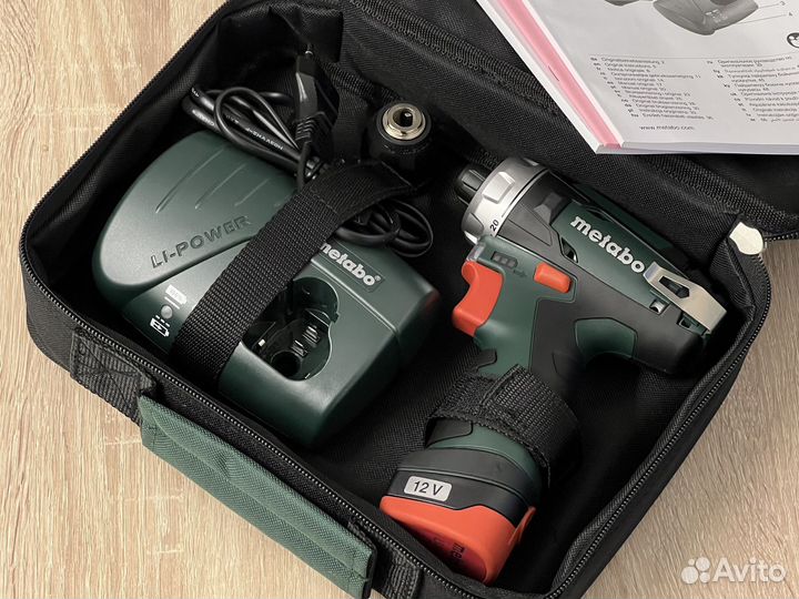 Новый дрель шуруповерт Metabo PowerMaxx BS Basic