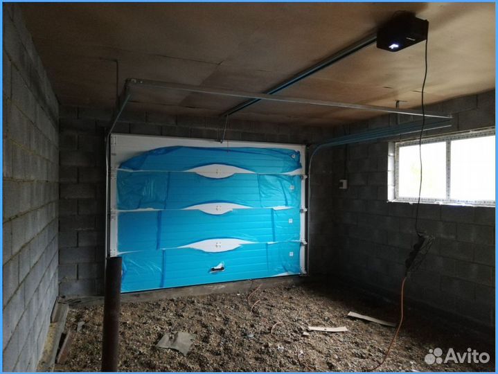 Автоматические секционные гаражные ворота