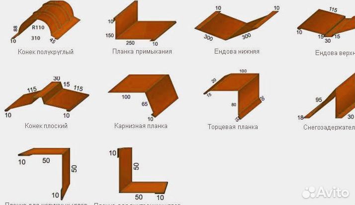Уголок с кромкой наружный коричневый RAL 8017