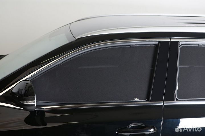 Каркасные шторки на передние двери Passat B7