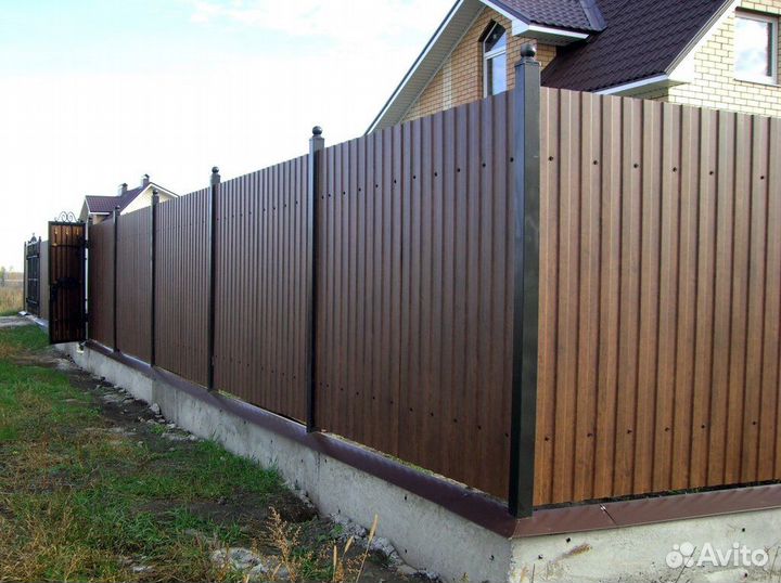 Монтаж и установка заборов под ключ