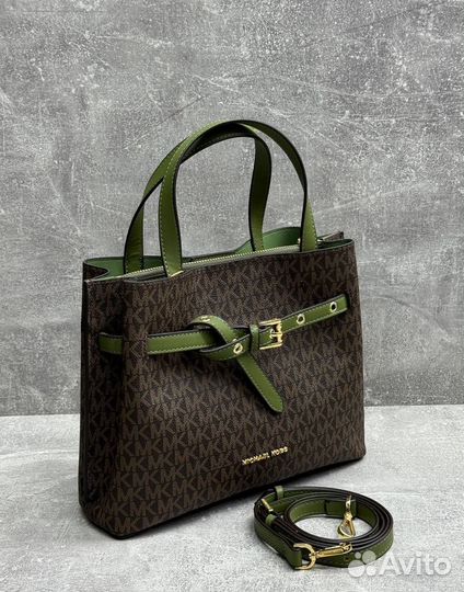 Сумка тоут MK Michael Kors канва кожа