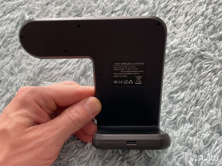 Беспроводная зарядка 2 в одном