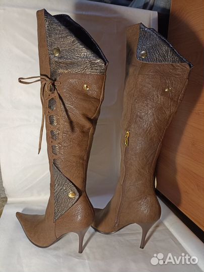 Сапоги Sailase 38 Новые,натуральная кожа, шпилька
