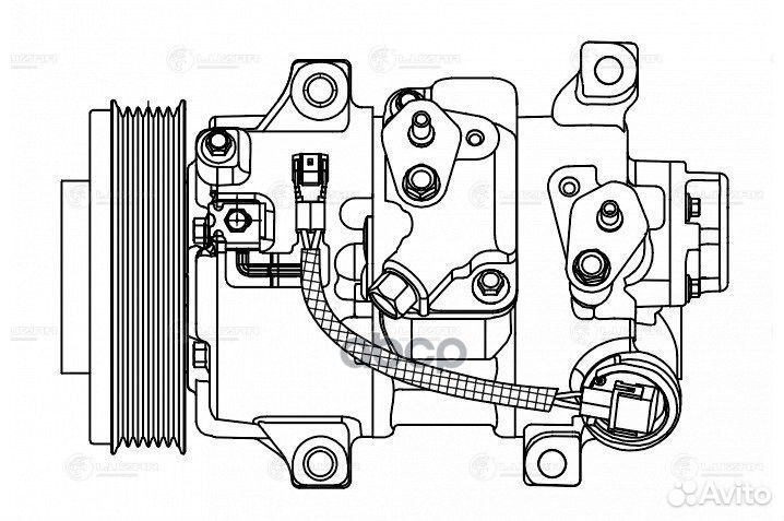 Компрессор кондиц. для а/м Toyota RAV 4 (06) 2