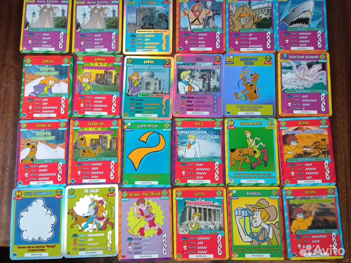 Набор карточек Скуби-Ду великие тайны мира