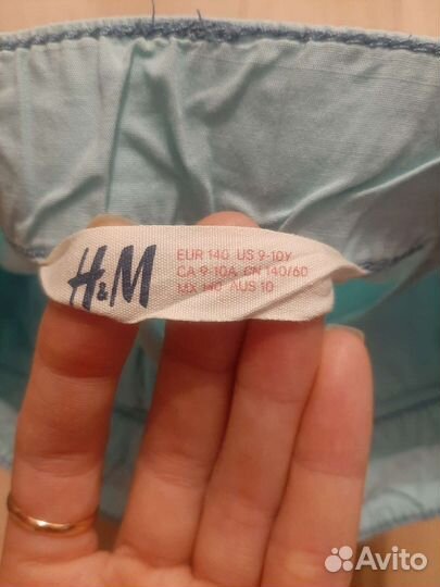 Шорты h&m 140