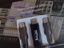 Переходник midi USB