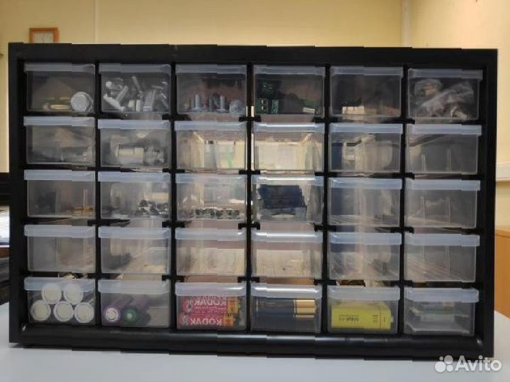 Новый Стеллаж для мелочей Органайзер с ячейками