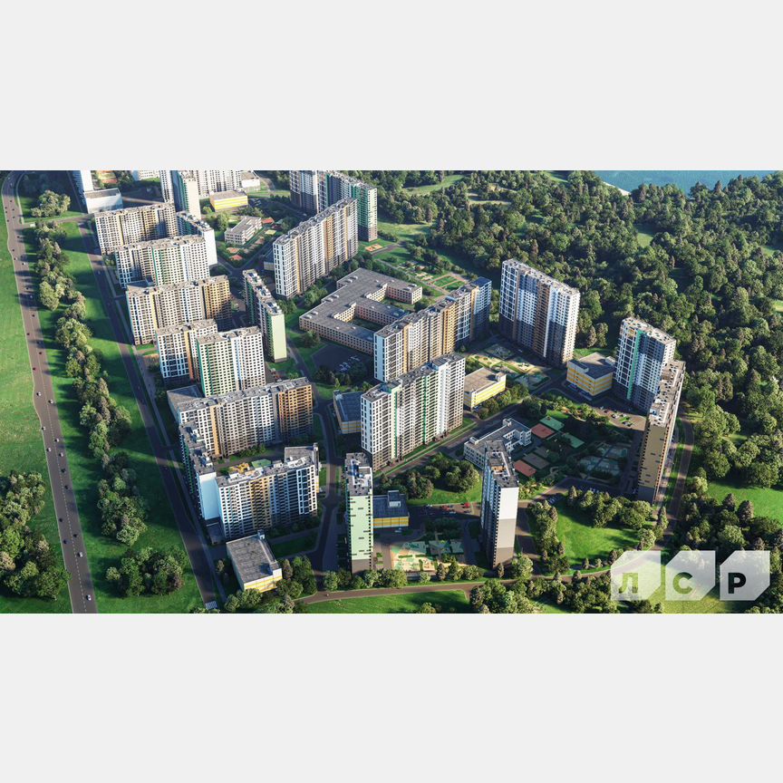 2-к. квартира, 44,3 м², 20/25 эт.
