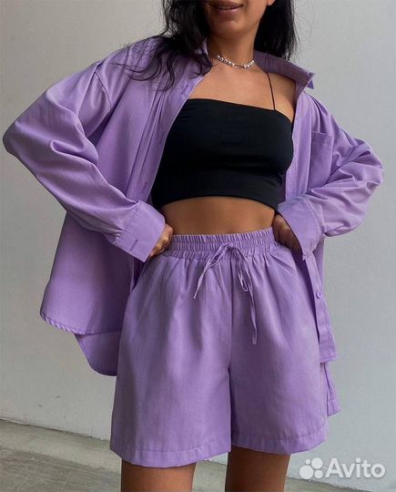 Женский хлопковый костюм