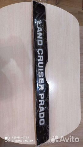 Накладка на заднюю дверь Land Crauiser prado 150