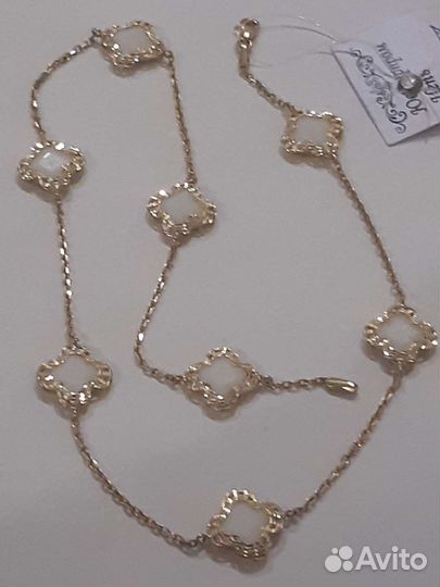Золотое колье Van Cleef