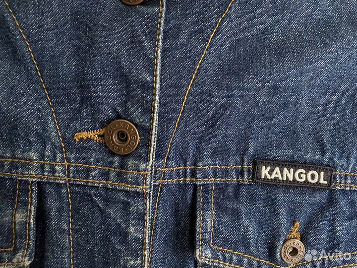 Джинсовая куртка Kangol denim jacket Y2K