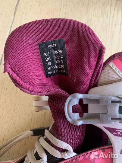 Роликовые коньки детские раздвижные