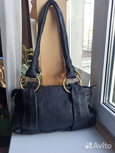 Сумка женская натуральная кожа бу