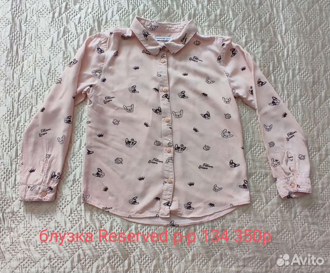 Блузка для девочки 134 140